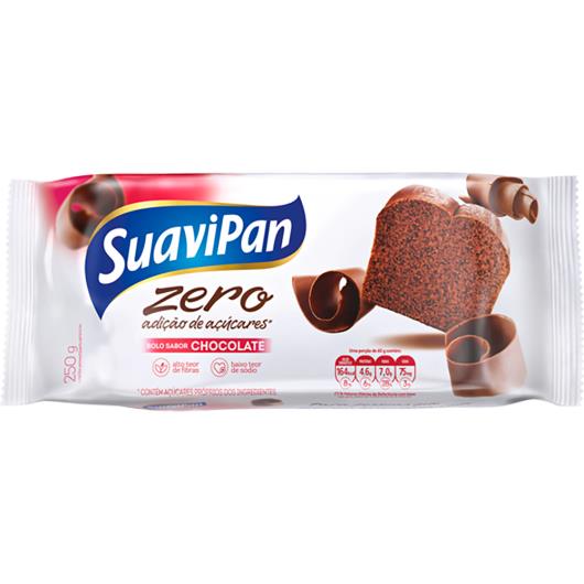 Bolo de chocolate zero açúcar Suavipan 250g - Imagem em destaque