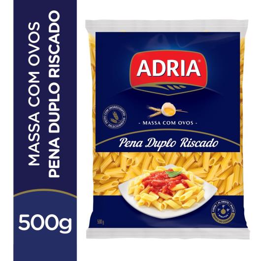 Macarrão Adria com ovos pena duplo riscado 500g - Imagem em destaque