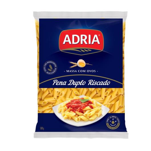 Macarrão Adria com ovos pena duplo riscado 500g - Imagem em destaque