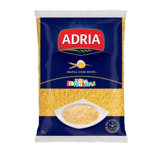 Macarrão Adria com ovos sopa de letrinhas 500g - Imagem em destaque