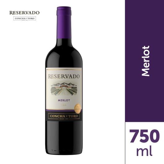 Vinho Chileno Concha y Toro Reservado Merlot 750ML - Imagem em destaque