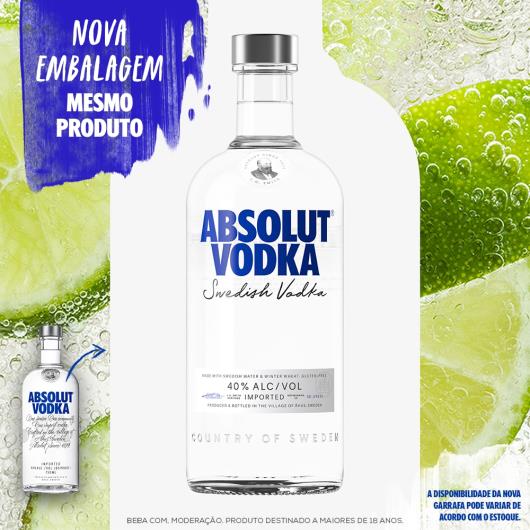 Vodka Absolut 750 ml - Imagem em destaque