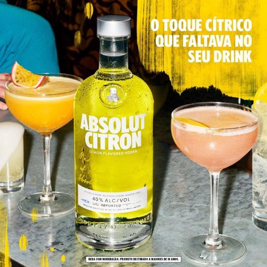 Vodka Absolut Citron 750 ml - Imagem em destaque