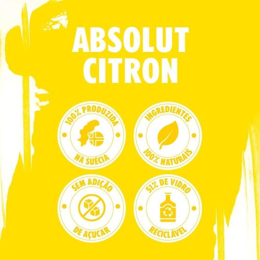 Vodka Absolut Citron 750 ml - Imagem em destaque