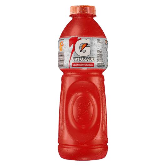 ISOTÔNICO GATORADE MORANGO COM MARACUJÁ 500 ML GARRAFA - Imagem em destaque