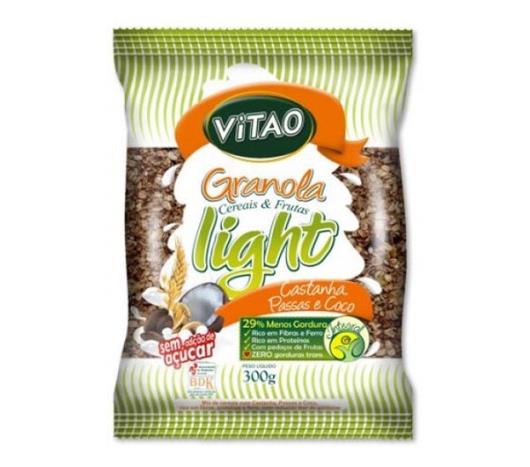 Cereais&Frutas Vitao sabor castanha do pará, passas e coco light 300g - Imagem em destaque