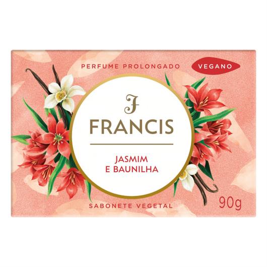 Sabonete Barra Vegetal Jasmim e Baunilha Francis 90g - Imagem em destaque