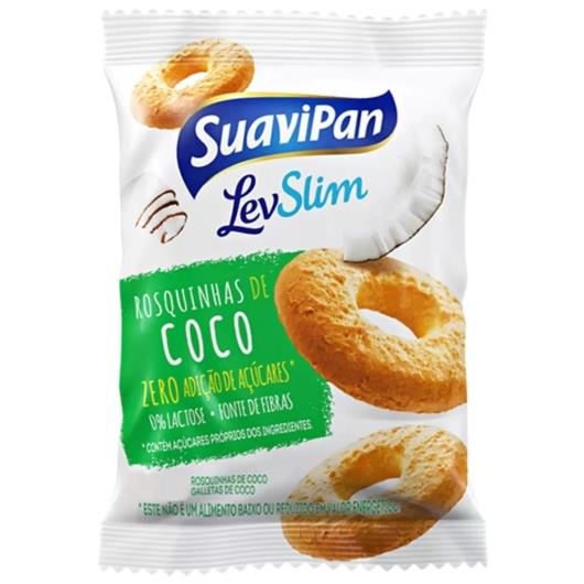 Rosquinha de coco zero lactose Suavipan Lev Slim 30g - Imagem em destaque