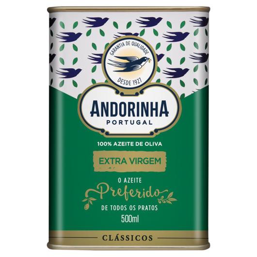 Azeite Andorinha Oliva Extra Virgem Lata 500ml - Imagem em destaque