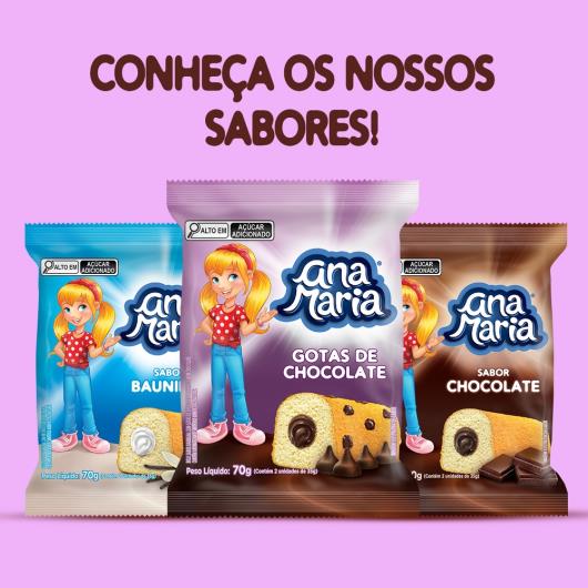 Bolinho Ana Maria Gotas de Chocolate 70g - Imagem em destaque