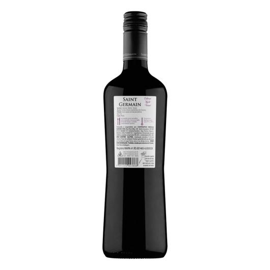 Vinho Nacional Saint Germain Tinto Suave Cabernet Merlot Tannat 750ml - Imagem em destaque