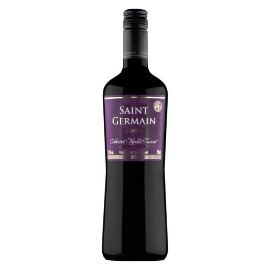 Vinho Nacional Saint Germain Tinto Suave Cabernet Merlot Tannat 750ml - Imagem em destaque