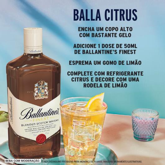 Whisky Ballantine's Finest Blended Escocês 1 litro - Imagem em destaque