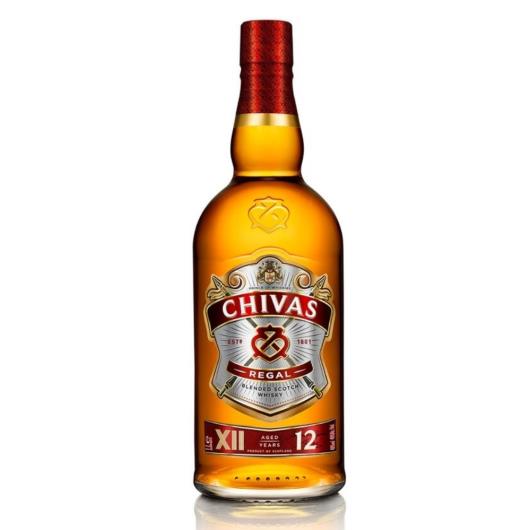 Whisky Chivas Regal 12 anos Escocês 1 litro - Imagem em destaque