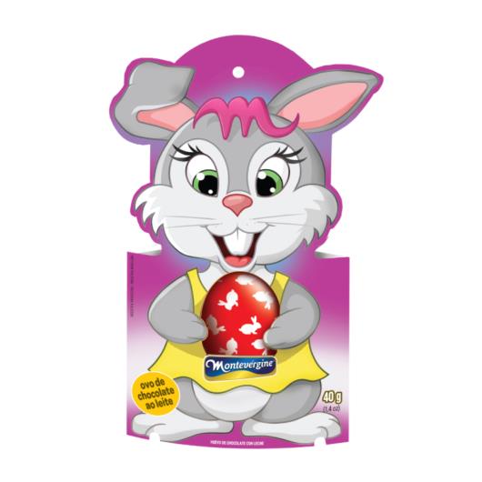 Ovo de Páscoa ao Leite Coelhinho Coelhinha Montevergine 40g - Imagem em destaque