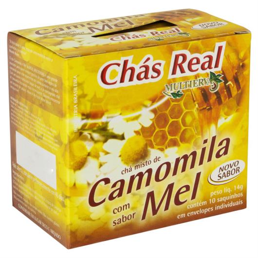Chá Camomila com Mel Real Multiervas Caixa 14g 10 Unidades - Imagem em destaque