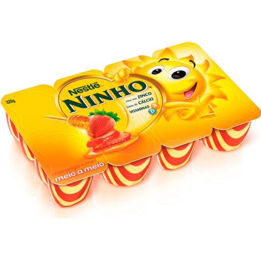 Petit suisse Ninho Soleil morango e mel 320g - Imagem em destaque