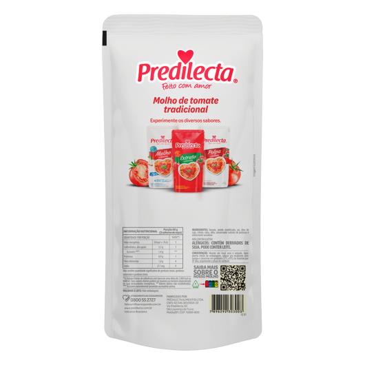 Molho de tomate Predilecta sachê 340g - Imagem em destaque
