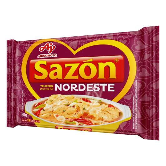 Tempero Sabores do Nordeste Sazón Pacote 60g 12 Unidades - Imagem em destaque