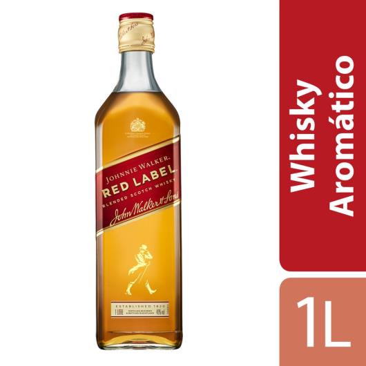 Whisky Johnnie Walker Red Label 1L - Imagem em destaque