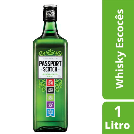 Whisky Escocês Blended Passport Garrafa 1l - Imagem em destaque