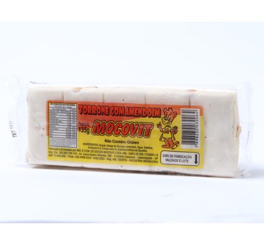 Torrone Com Amendoim Mocovit 135g - Imagem em destaque