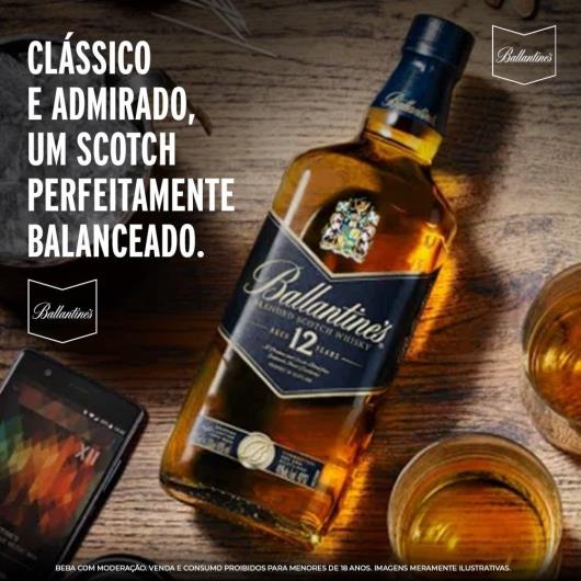 Whisky Ballantine's 12 anos Blended Escocês - 1 litro - Imagem em destaque