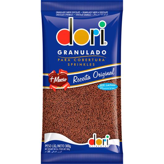 Confeito granulado chocolate Dori 300g - Imagem em destaque