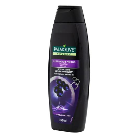 Shampoo Palmolive Naturals Iluminador Pretos Frasco 350ml - Imagem em destaque