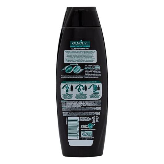Shampoo Palmolive Naturals Iluminador Pretos Frasco 350ml - Imagem em destaque