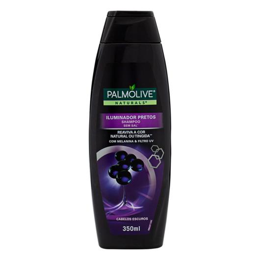 Shampoo Palmolive Naturals Iluminador Pretos Frasco 350ml - Imagem em destaque