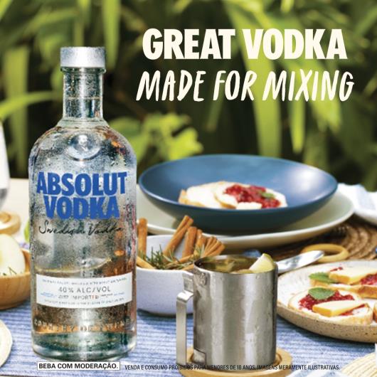 Vodka Absolut 1 litro - Imagem em destaque