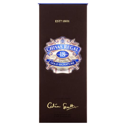 Whisky Chivas Regal 18 anos Escocês 750 ml - Imagem em destaque