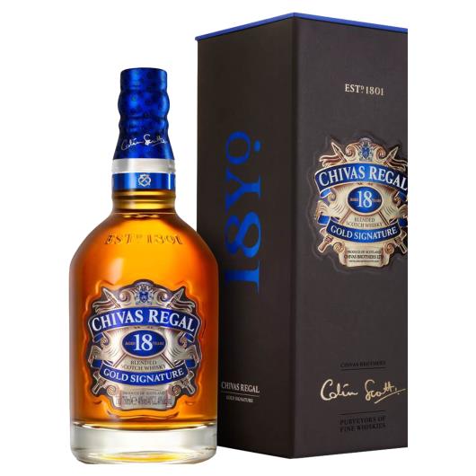 Whisky Chivas Regal 18 anos Escocês 750 ml - Imagem em destaque