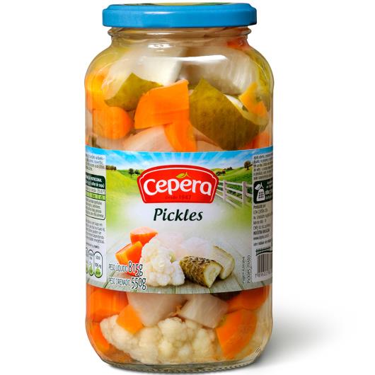 Pikles Cepêra em conserva misto 550g - Imagem em destaque