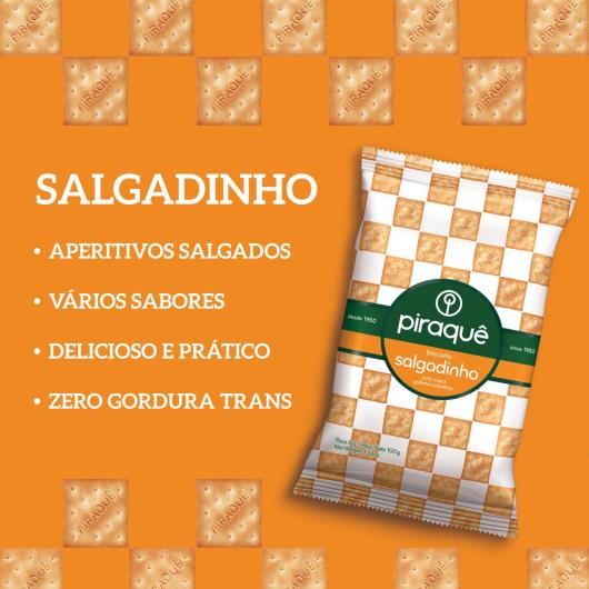 Biscoito Piraquê salgadinho 100g - Imagem em destaque