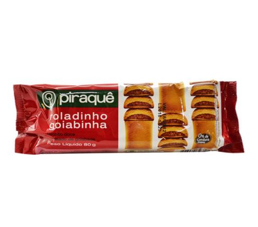Biscoito Piraquê roladinho de goiaba 80g - Imagem em destaque