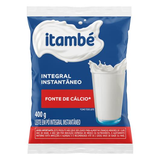 Leite em pó Itambé integral instantâneo pacote 400g - Imagem em destaque