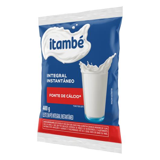 Leite em pó Itambé integral instantâneo pacote 400g - Imagem em destaque