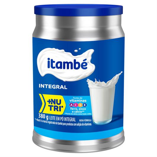 Leite em Pó Itambé Integral Lata 380g - Imagem em destaque