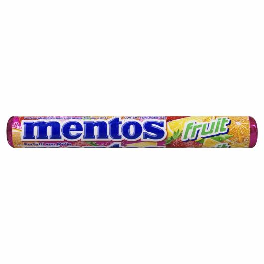 Confeito Frutas Mentos Pacote 112,5g 3 Unidades - Imagem em destaque