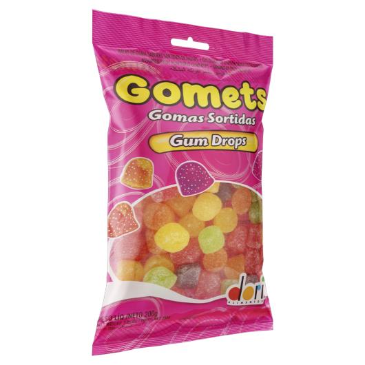 Bala de Goma Frutas Sortidas Gum Drops Dori Gomets Pacote 200g - Imagem em destaque