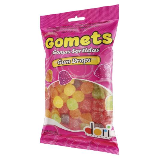 Bala de Goma Frutas Sortidas Gum Drops Dori Gomets Pacote 200g - Imagem em destaque