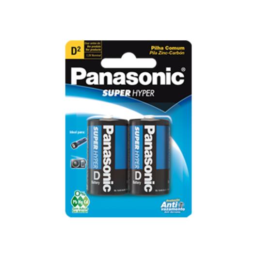 Pilha Panasonic 1SHS gande D com 2 unidades - Imagem em destaque