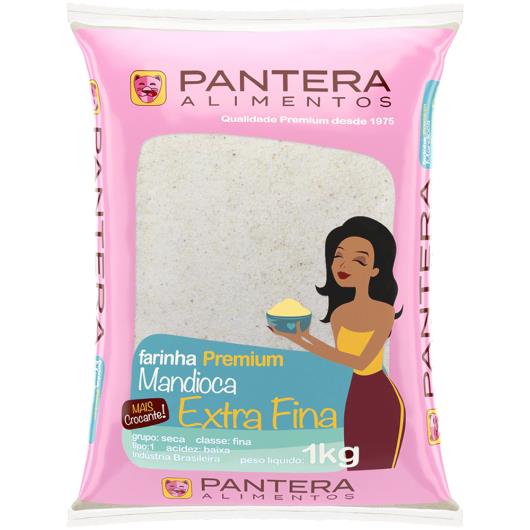 Farinha de Mandioca Premium Pantera Extra Fina 1kg - Imagem em destaque