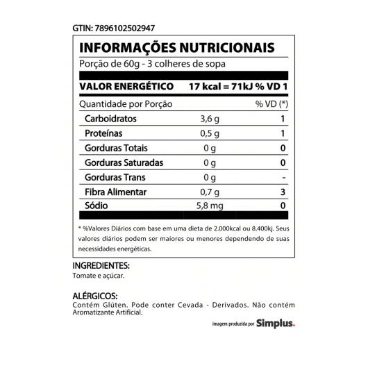 Polpa de Tomate Quero 260g - Imagem em destaque