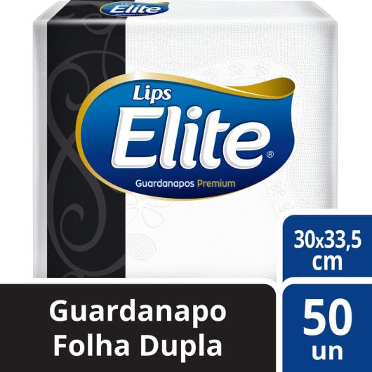 GUARDANAPO DE PAPEL FOLHA DUPLA ELITE - 50 UNIDS - 33 X 33,5 CM - Imagem em destaque