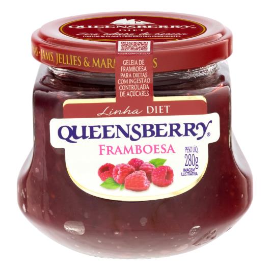 Geleia Framboesa Diet Queensberry Vidro 280g - Imagem em destaque