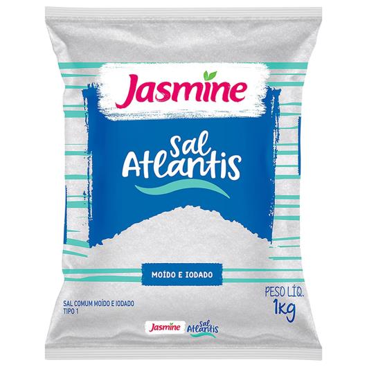 Sal Marinho Moído Jasmine Atlantis Pacote 1kg - Imagem em destaque
