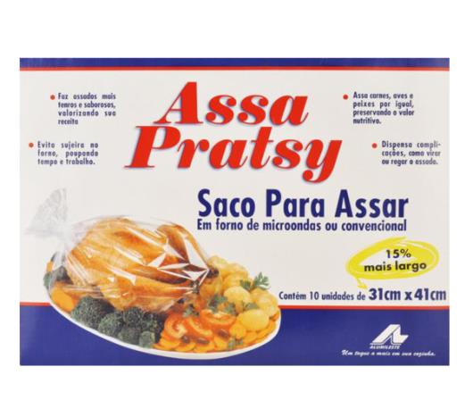 Saco plástico para assar Pratsy 31x41cm - Imagem em destaque